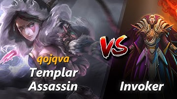 How to Templar Assassin mid vs Invoker (feat. qojqva) | First 7 minutes