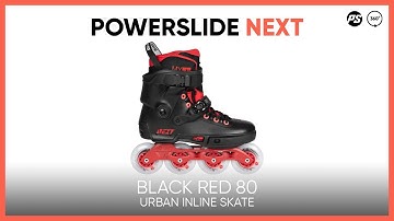 Powerslide Next Black Red 80 Urban Inline Skates - Product Video