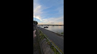 Join me on an adventurous stroll along the breathtaking Rhine River in Frankfurt, Germany!
