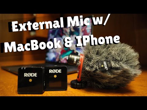 How To Use External Mic With Macbook or iPhone | Rode VideoMicro + Rode Wireless Go