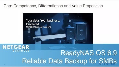 ReadyNAS OS 6.9: Reliable Data Backup | Business
