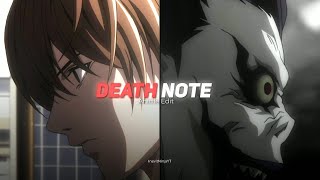 Death Note Edit