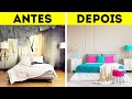 IDEIAS PARA REFORMAR UM QUARTO GASTANDO POUCO|| Truques de Decoração e Organização