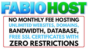 Fabio Host Review Demo Bonus - Host Unlimited Websites, Domains, Bandwidth and Free SSL Certificates