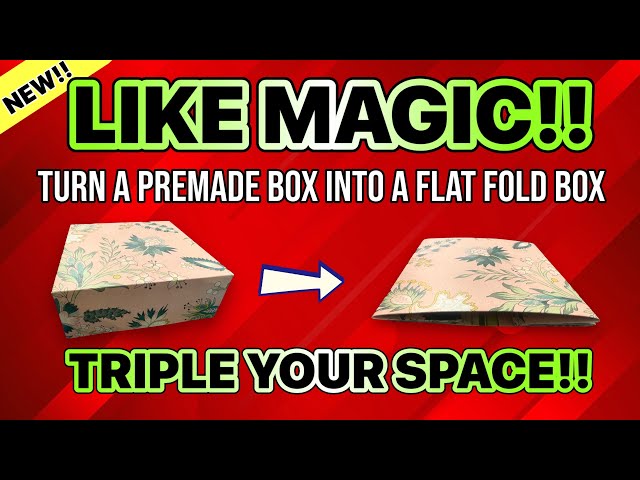 Never Done This Before!! JUST IN TIME FOR CHRISTMAS! Easy Flat