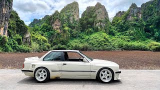 M3 V8 E30 on Thailand&#39;s Most Scenic Driving Road! Must See! Insta360 GO 3 POV Footage!