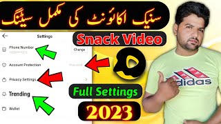 How To Setting Snack Video 2023 |  How to Use Snack Video App | Snack Video Setting Kaise Kare screenshot 3