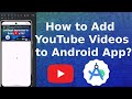 How to add Android YouTube Player to Android App? #PierfrancescoSoffritti #Youtubeplayer #embedVideo