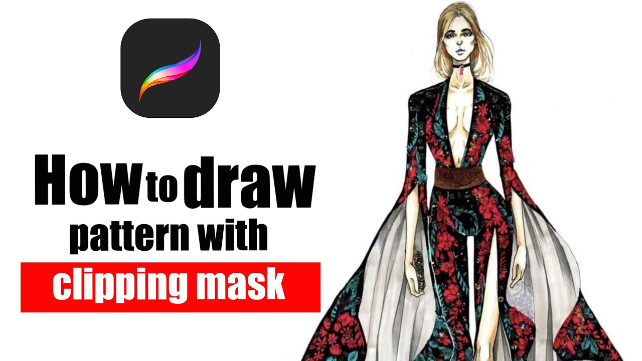 हिन्दी वीडियो CLIPPING MASK IN PROCRRATE || HOW TO DRAW PATTERN - YouTube