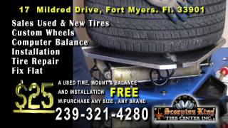 Scorpion King Tire Center New & Used Tires ,Auto repair Fort Myers.
