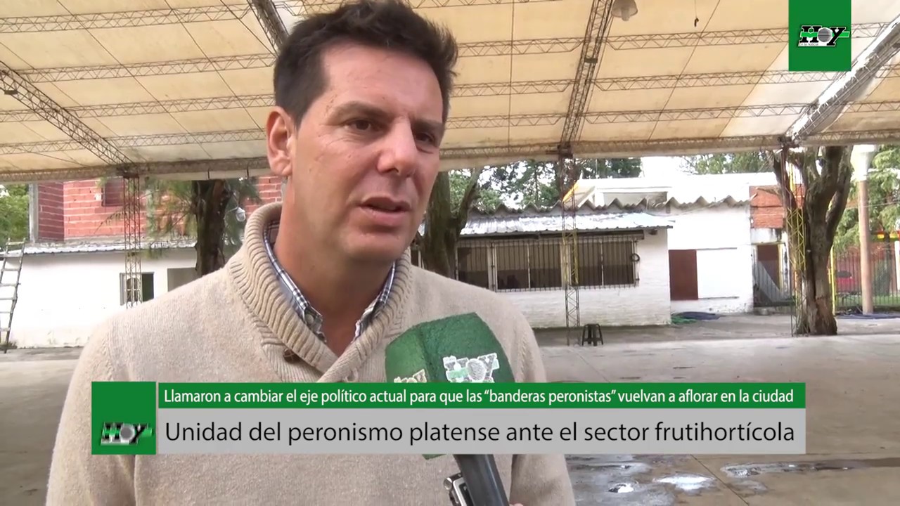 Muestras de unidad del peronismo platense ante el sector frutihortícola ...