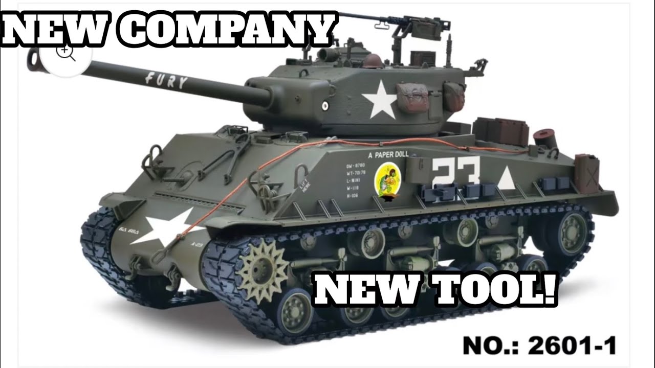 NEW 1/16th RC TANK COMPANY! NEW TOOLED SHERMAN TANK 😯#rctank