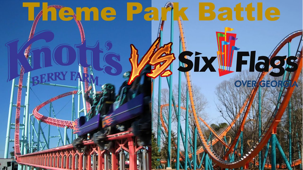 Knott's Berry Farm vs Six Flags Over 2021 Theme Park Battles