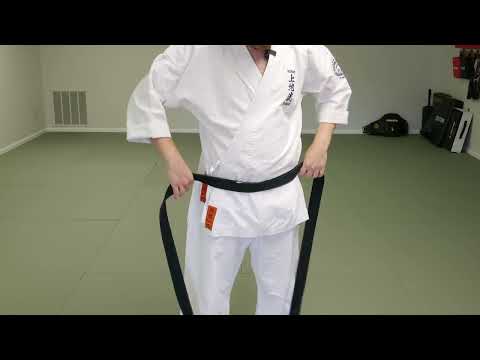 How to Tie your Karate Belt (Obi)