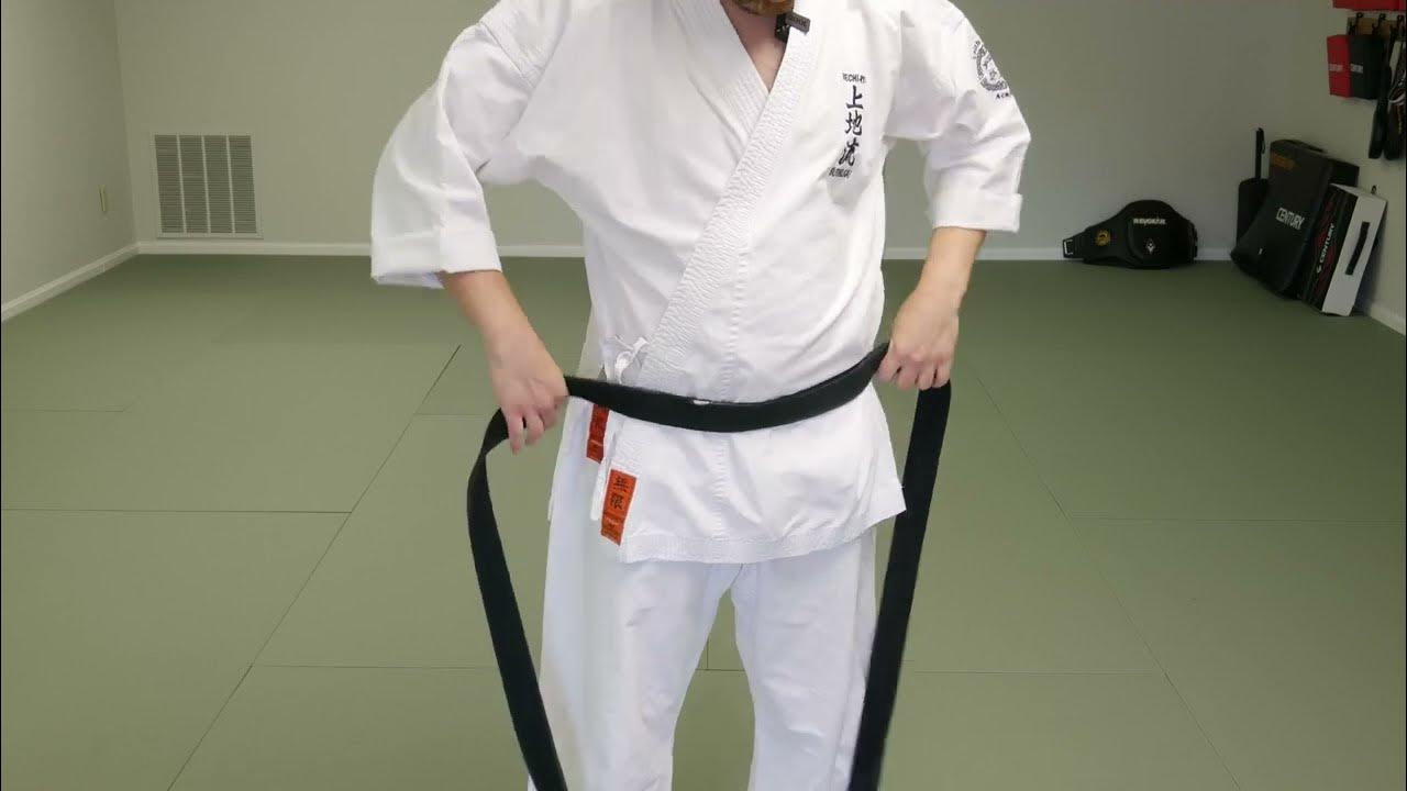 How to Tie your Karate Belt (Obi) YouTube