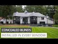 Luxury Home with Hidden Blinds In Every Window