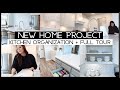 KITCHEN ORGANIZATION + TOUR | *NEW* KITCHEN TOUR 2021 | HUGE KITCHEN ORGANIZATION MOTIVATION