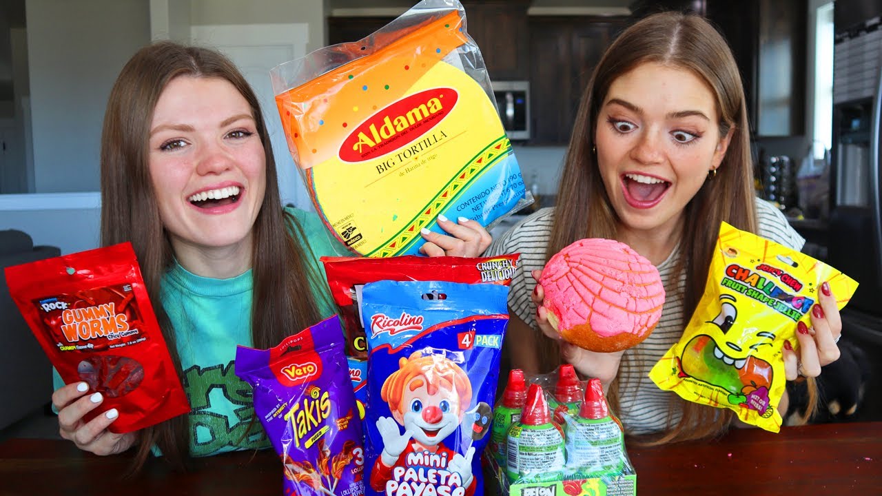 Sisters Try Mexican Candy!