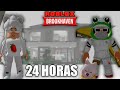 24 horas en un mundo blanco con simba en brookhaven roblox nala pk xd