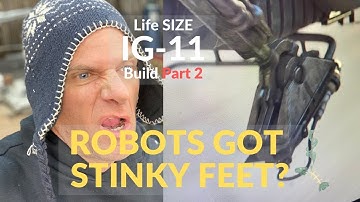 Making LIFE SIZE IG-11 From The Mandalorian!!! Part 2