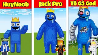 TÔ GÀ THỬ THÁCH 24H XÂY RAINBOW FRIENDS BLUE TỪ NOOB TỚI GOD TRONG MINECRAFT*TÔ GÀ RAINBOW FRIENDS