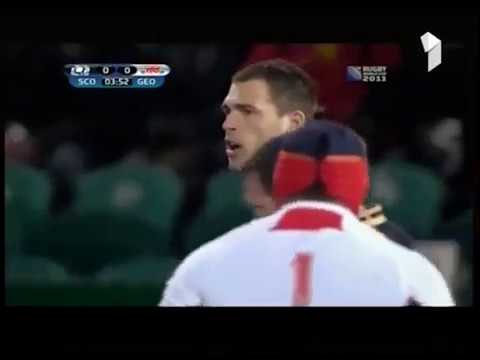 Georgia vs Scotland ,  Rugby World Cup 2011 - ქართული კომენტარით