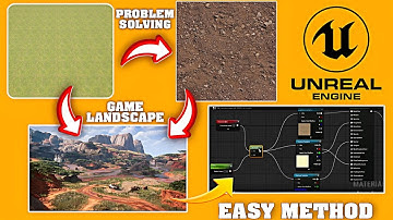 How To Create LandScape In UnrealEngine How To Create LandScape Material How To Fix LandScape Tiling