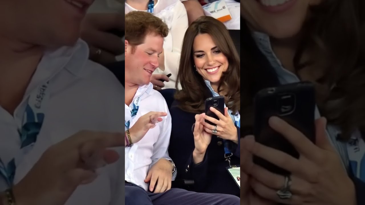 What Is Prince Harry Looking At Catherine S Phone 