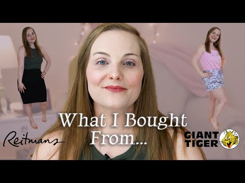 What I Bought From Reitmans & Giant Tiger | Try On Haul
