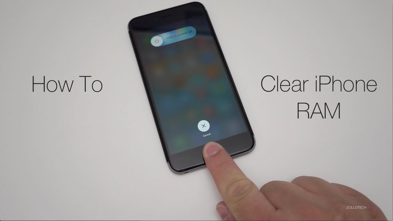 How To Clear iPhone X RAM Memory - YouTube