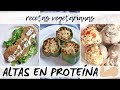 Recetas vegetarianas altas en proteína 💪🏾 High-protein vegetarian meals