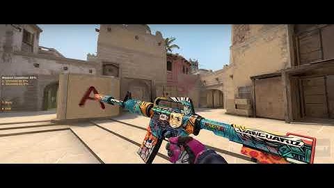 M4A1-S Player Two Weapon Condition 0-100% (Battle-Scarred to Factory New) Skin Showcase