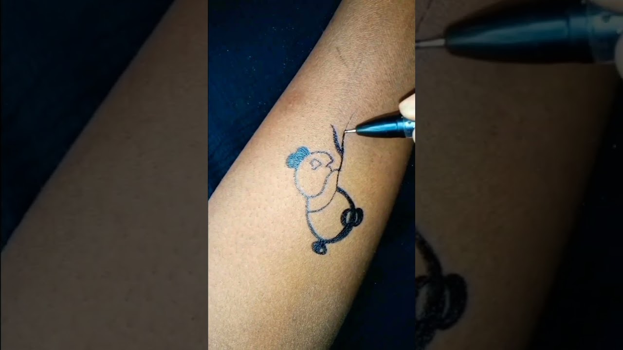 How to make tatttoo design🥰 