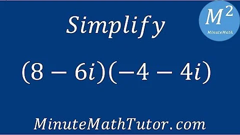 Simplify (8-6i)(-4-4i)