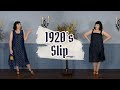 Making a 1920's Silk Slip // Patterning and Sewing a Slip
