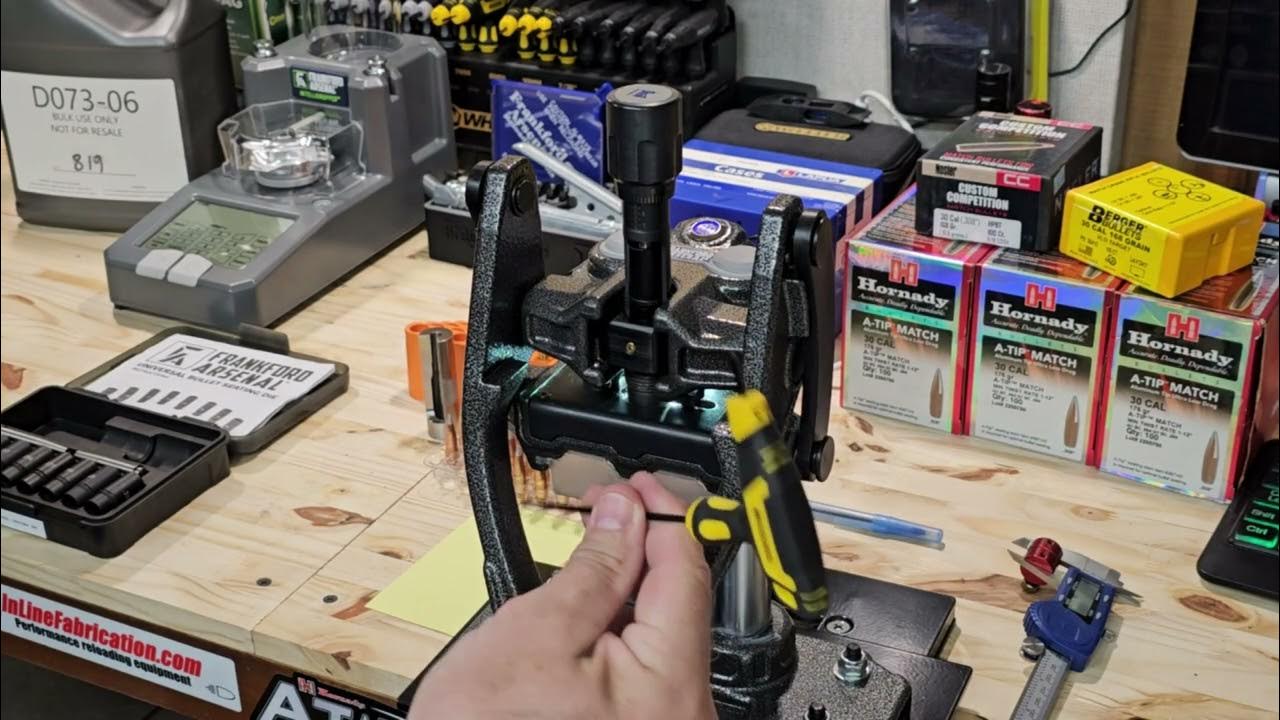 Frankford Arsenal Universal Seating Die Review and Set Up YouTube