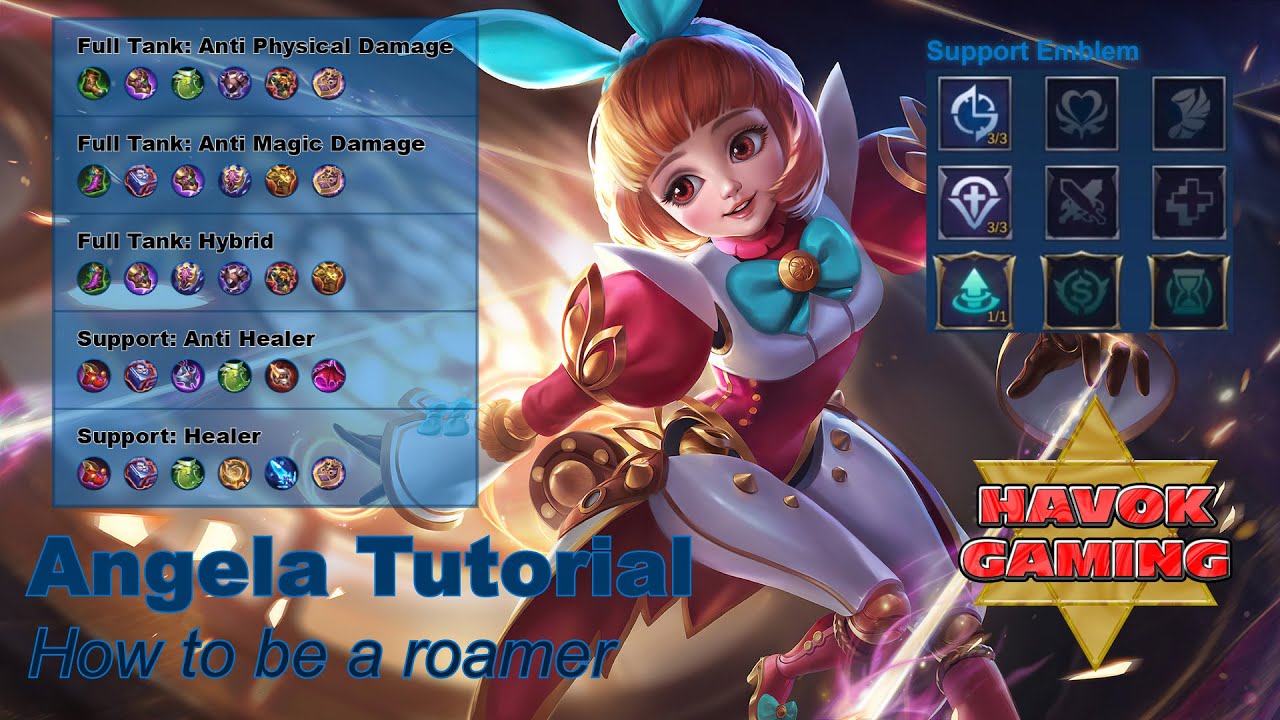 [MLBB] Angela Tutorial - How to be a roamer with Angela - YouTube