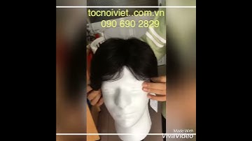 Tóc đội nam Trung niên bằng tóc thật