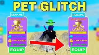 *EASY* How to Pet Glitch for Beginners in Muscle Legends 💪 ~ Roblox screenshot 5