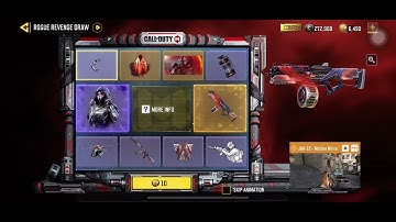 CALL OF DUTY MOBILE CODM GARENA ROGUE REVENGE DRAW 3 PULLS