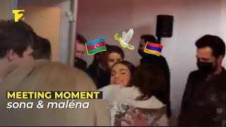 🇦🇿🇦🇲 Sona Azizova və Ermənistan təmsilçisi Maléna bir arada (Jesc 2021 Azerbaijan & Armenia)
