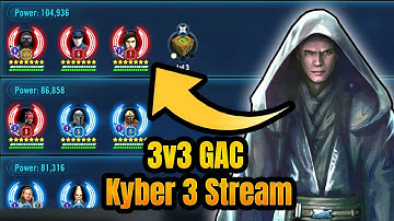 LORD VADER SOLO VS SLKR IN GAC KYBER 3 STREAM!