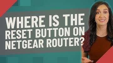 Where is the reset button on Netgear router?