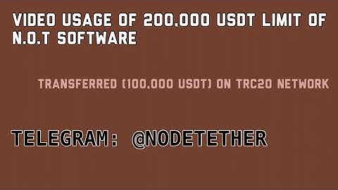 HOW TO CREATE FLASH USDT | HOW TO MAKE 200,000 USDT PER DAY WITH NODES OF TETHER (NOT) SOFTWARE