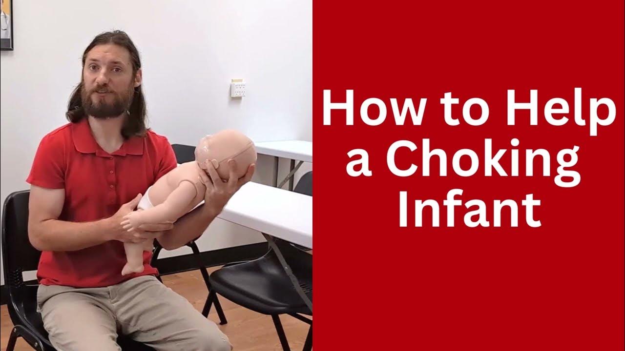 How to Help a Choking Infant FirstAid CPR YouTube