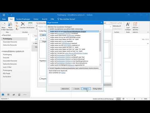 Video: So Erstellen Sie Eine Weiterleitung In Outlook