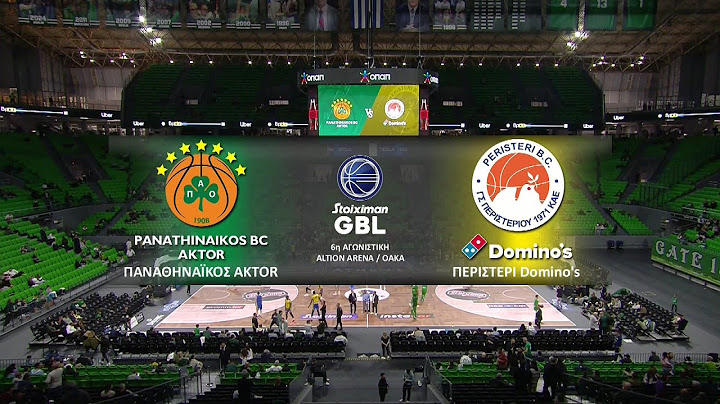 Stoiximan GBL 2024-2025 | Παναθηναϊκός AKTOR - Περιστέρι Domino’s | Αγώνας | 10/11/2024 | ΕΡΤ