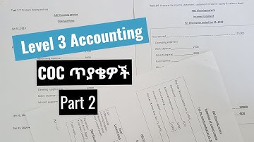 Account and Budget Support Level 3 COC Version 2 Questions Part #2