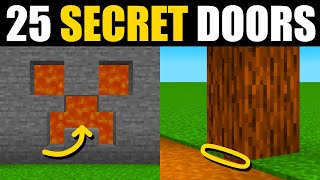 Minecraft | 25 Secret Doors!