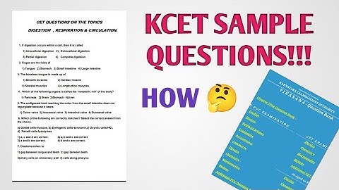 KCET sample questions!!🙄Get this!!! #kcet2021 #kcet2022